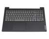 Tastatur inkl. Topcase DE (deutsch) grau/schwarz original für Lenovo V15 G2-ALC (82KD)