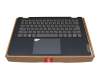 5CB1C92783 Original Lenovo Tastatur inkl. Topcase US (englisch) grau/blau mit Backlight