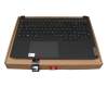 Tastatur inkl. Topcase DE (deutsch) schwarz/schwarz mit Backlight original für Lenovo IdeaPad Gaming 3-15IHU6 (82K1)