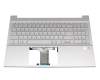 M08910-041 Original HP Tastatur inkl. Topcase DE (deutsch) silber/silber mit Backlight