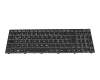 Tastatur DE (deutsch) schwarz mit Backlight für Gaming Guru Neptun RTX 2060 (NH50ED)