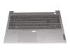 5CB1C87528 Original Lenovo Tastatur inkl. Topcase DE (deutsch) silber/grau mit Backlight