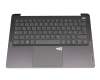 5CB1C04901 Original Lenovo Tastatur inkl. Topcase DE (deutsch) grau/grau mit Backlight