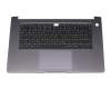 Tastatur inkl. Topcase DE (deutsch) schwarz/grau original für Huawei Matebook D15 (2020)