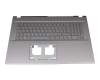 Tastatur inkl. Topcase DE (deutsch) grau/grau mit Backlight original für Acer Aspire 5 (A517-53)