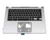 Tastatur inkl. Topcase DE (deutsch) schwarz/silber original für Acer Chromebook Spin 514 (CP514-1H)