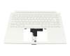 6B.C5HN7.011 Original Acer Tastatur inkl. Topcase DE (deutsch) weiß/weiß mit Backlight (mit Stiftfach)