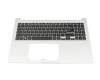 Tastatur inkl. Topcase DE (deutsch) schwarz/silber original für Asus X1605EA