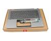 Tastatur inkl. Topcase DE (deutsch) dunkelgrau/grau mit Backlight original für Lenovo Flex 5 14ABR8 (82XX)