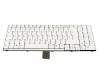 Tastatur DE (deutsch) weiß für Sager Notebook NP9261 Model D900C