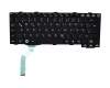 Tastatur DE (deutsch) schwarz original für Fujitsu LifeBook P701 (S26391-F977-L200)