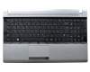 Tastatur inkl. Topcase DE (deutsch) schwarz/silber original für Samsung RV515-A01DE