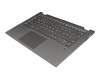 12935314 Original Lenovo Tastatur inkl. Topcase DE (deutsch) grau/grau mit Backlight