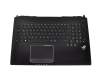 13N0-QVA0201 Original Asus Tastatur inkl. Topcase DE (deutsch) schwarz/schwarz mit Backlight