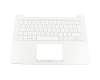 13N0-RSA0B01 Original Asus Tastatur inkl. Topcase DE (deutsch) weiß/weiß