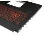 13N1-6EA0411 Original Asus Tastatur inkl. Topcase DE (deutsch) schwarz/rot/schwarz mit Backlight