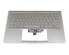 13N1-94A0A11 Original Asus Tastatur inkl. Topcase DE (deutsch) silber/silber mit Backlight