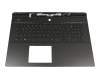 13N4-0JA0501 Original Dell Tastatur inkl. Topcase DE (deutsch) schwarz/schwarz mit Backlight