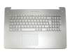 13NB0201AP0401 Original Asus Tastatur inkl. Topcase SF (schweiz-französisch) silber/silber mit Backlight