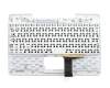 13NB0452AP0611 Original Asus Tastatur inkl. Topcase FR (französisch) schwarz/weiß