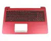 13NB0BG4AP0101 Original Asus Tastatur inkl. Topcase DE (deutsch) schwarz/rot