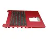13NB0BG4AP0101 Original Asus Tastatur inkl. Topcase DE (deutsch) schwarz/rot