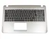 13NB0HE1AP0211 Original Asus Tastatur inkl. Topcase DE (deutsch) schwarz/silber für ODD-Schächte