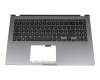 13NB0MZ0M06X11 Original Asus Tastatur inkl. Topcase DE (deutsch) schwarz/grau mit Backlight