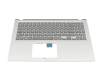13NB0SR2P02113 Original Asus Tastatur inkl. Topcase DE (deutsch) grau/silber