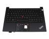 15880643 Original Lenovo Tastatur inkl. Topcase DE (deutsch) schwarz/schwarz mit Backlight und Mouse-Stick