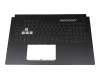 1KAHZZQ0122 Original Asus Tastatur inkl. Topcase DE (deutsch) schwarz/transparent/schwarz mit Backlight