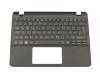 1KAJZZG0039 Original Quanta Tastatur inkl. Topcase DE (deutsch) schwarz/schwarz