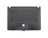 1KAJZZG0059 Original Acer Tastatur inkl. Topcase DE (deutsch) schwarz/schwarz mit Backlight