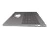 1KAJZZG0204 Original Acer Tastatur inkl. Topcase DE (deutsch) silber/silber mit Backlight