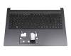 1KAJZZG061A Original Acer Tastatur inkl. Topcase DE (deutsch) schwarz/schwarz
