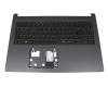 21F26AH7601 Original Acer Tastatur inkl. Topcase DE (deutsch) schwarz/grau mit Backlight