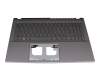 22705057K202 Original Acer Tastatur inkl. Topcase DE (deutsch) grau/grau mit Backlight