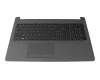 2B-AB307C211 Original Primax Tastatur inkl. Topcase FR (französisch) schwarz/grau