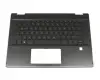 2H-BBJGMW63111 Original HP Tastatur inkl. Topcase DE (deutsch) schwarz/schwarz mit Backlight