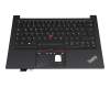 2H-BC8GML70121 Original PMX Tastatur inkl. Topcase DE (deutsch) schwarz/schwarz mit Backlight und Mouse-Stick mit Ein/Aus Schalter