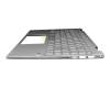 2H-BCRGMI63411 Original HP Tastatur inkl. Topcase DE (deutsch) silber/silber mit Backlight