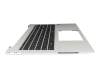 2H-BDNGMI64351 Original Primax Tastatur inkl. Topcase DE (deutsch) schwarz/silber mit Backlight