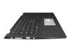 32B0054 Original Lenovo Tastatur inkl. Topcase DE (deutsch) schwarz/schwarz mit Backlight und Mouse-Stick