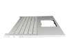 39XJETAJN10 Original Asus Tastatur inkl. Topcase DE (deutsch) silber/silber mit Backlight