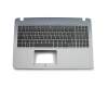 39XKATCJN10 Original Asus Tastatur inkl. Topcase DE (deutsch) schwarz/grau inkl. ODD-Halterung