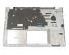 39XKLTAJN30 Original Asus Tastatur inkl. Topcase DE (deutsch) silber/silber mit Backlight