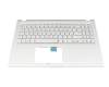 39XKUTAJN10 Original Asus Tastatur inkl. Topcase DE (deutsch) silber/silber