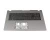 3A14D00A00005 Original Acer Tastatur inkl. Topcase DE (deutsch) schwarz/grau mit Backlight