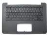 3L0C8TCJN10 Original Asus Tastatur inkl. Topcase UK (englisch) schwarz/schwarz