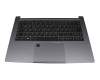 40080145 Original Medion Tastatur inkl. Topcase DE (deutsch) schwarz/grau mit Backlight